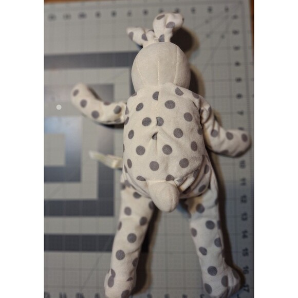 Bunnies by the Bay Rabbit Gray polka Dots Carrots Collection plush - Picture 4 of 5